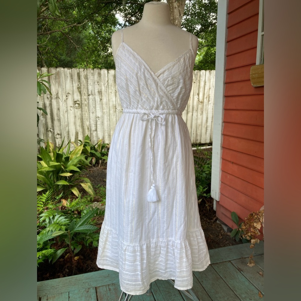 Loft White Sundress NWT